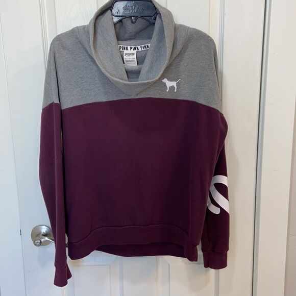 VS PINK Cowl Neck Hoodie - Picture 5 of 6